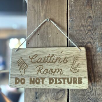 Personalised Girls Bedroom Sign, 2 of 3