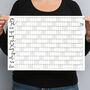 Mini 2026 Wall Planner B+W Year Calendar A3, thumbnail 1 of 6