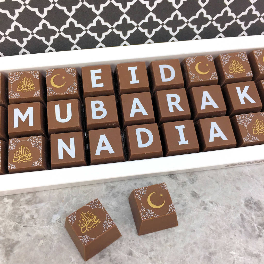 Personalised Chocolates For Ramadan And Eid Mubarak, 1 of 6