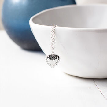 Tiny Heart Locket Necklace, 4 of 8