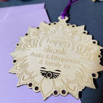 Personalised Keepsake Diwali Gift Card, 6 of 6