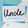 Uncle Birthday Card, thumbnail 1 of 2