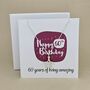 Boxed 60th Birthday Star Necklace Card, thumbnail 1 of 3