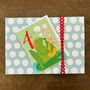 Mini Frog 4th Birthday Card, thumbnail 4 of 5