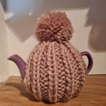 Two Cup Hand Knit Tea Cosy, 3 of 8