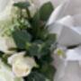 The Charlotte, White Rose And Sage Green Bridal Bouquet, thumbnail 2 of 12