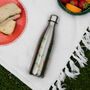 Oranges And Limes Fruit Metal Thermos Water Bottle, thumbnail 1 of 5