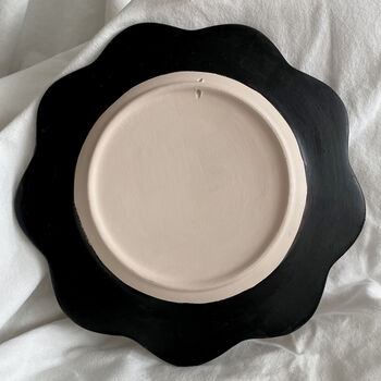 True Love Hand Painted Scalloped Plate Set, 6 of 6