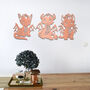 Dragon Trio Wood Art: Kids Room Wall Decor, thumbnail 5 of 10