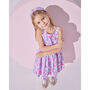 Lilly Flower Dress With Hairband Accessory, thumbnail 4 of 7