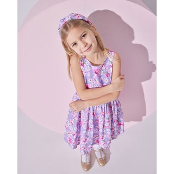 Lilly Flower Dress With Hairband Accessory, 4 of 7
