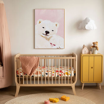 Polar Bear Nursery Art Print, 3 of 3