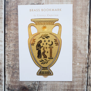 Greek Vase Brass Bookmark, 6 of 8