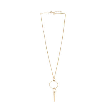 Hannah Elegant Gold Fill Circle And Spike Necklace, 2 of 4