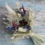 Wedding Dried Flower Bouquet Meadow Reds Middle, thumbnail 1 of 5