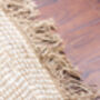 Contemporary Jute Rug Beige, thumbnail 4 of 5