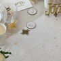 White Glittering Christmas Table Runner Two.5m, thumbnail 2 of 4