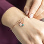 Rose Gold Plated Friendship Knot Bangle, thumbnail 2 of 12