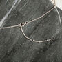 Recycled Silver Satellite Beaded Chain, thumbnail 4 of 6