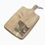 Personalised Bouvier Des Flandres Engraved Acacia Serving Board, thumbnail 7 of 8