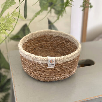 Respiin Shallow Seagrass And Jute Baskets, 11 of 12