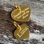 Brass Heart Dog Tag, thumbnail 4 of 4