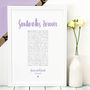 Anniversary Gift 'Soulmates Forever' Personalised Print, thumbnail 2 of 5