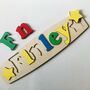 Personalised Name Puzzle With Stars, thumbnail 3 of 6