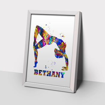 Ladies Personalised Gymnastic Print, 2 of 3