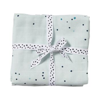 Muslin Burp Cloths | Dreamy Dots | New Baby Gift, 3 of 5