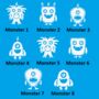 Personalised Child's Monster T Shirt/Babygrow, thumbnail 5 of 12
