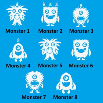 Personalised Child's Monster T Shirt/Babygrow, 5 of 12