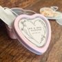 Personalised Wedding Heart Tea Tin, thumbnail 2 of 6