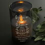 Personalised Home Sweet Home Glass LED Candle, thumbnail 2 of 4