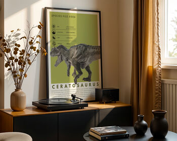 Ceratosaurus | Dinosaur Art Print, 2 of 8