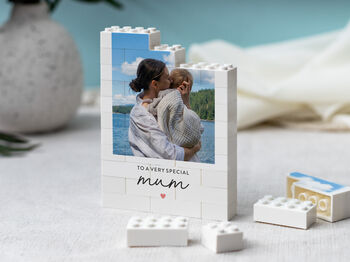 Personalised Mum Photo Block Keepsake Mother's Day Gift, New Mum And Birthday Present, 9 of 12