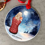 Blessed To Have An Auntie Like You Bauble – Personalised Auntie And Baby Christmas Ornament, Newborn Keepsake Gift Acrylic Decoration With Names, thumbnail 1 of 5