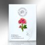Large Pink Rose Hard Enamel Pin Brooch, thumbnail 4 of 8