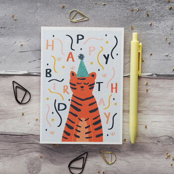 Birthday Tiger Kids Birthday Card, 6 of 7