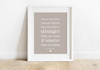 Winnie The Pooh Quote Print, 3 of 6