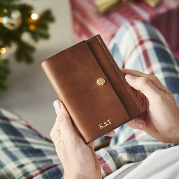 Personalised Luxe Leather Passport Holder, 10 of 12