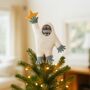 Handmade Felt Festive Yeti Christmas Tree Topper, thumbnail 1 of 2