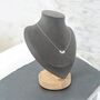 30th Birthday Sterling Silver Star Necklace, thumbnail 3 of 4