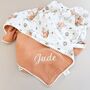 Personalised Wildflower Organic Muslin Baby Blanket, thumbnail 5 of 12