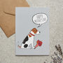 Jack Russell Terrier Mother's Day Card Dog Mum Card From The Dog, thumbnail 1 of 12