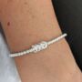 Sterling Silver Milestone Birthday Bracelet In Various Ages, thumbnail 9 of 12