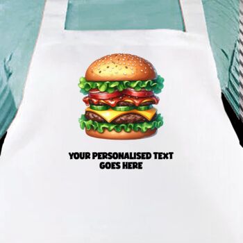 Personalised BBQ Barbecue Cooking Apron, 6 of 12
