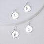 Personalised Silver Birthstone And Initial Bracelet, thumbnail 5 of 8