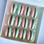 Gender Reveal Baby Party Macarons Gift Box Of 12, thumbnail 2 of 4