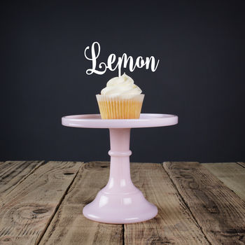Personalised Acrylic Flavour Cup Cake Topper, 3 of 6